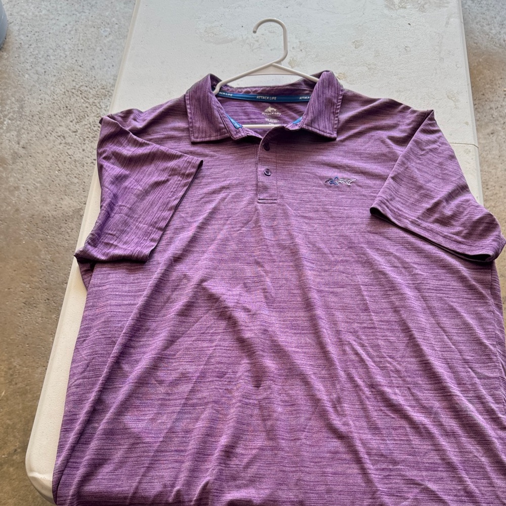 Greg Norman Collection Purple Polo Shirt